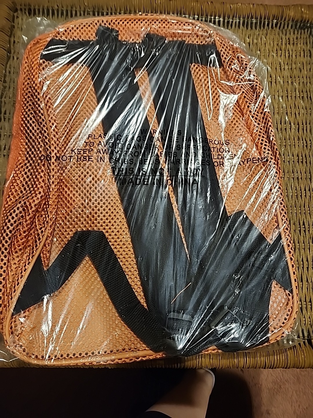 Summit Ridge Mesh Backpack Orange 2