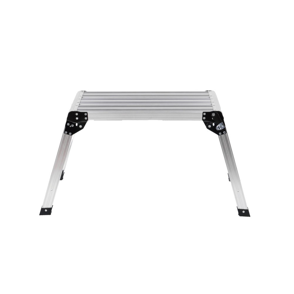 Aluminum Folding Work Platform 660lbs Non-Slip Stool Painting Auto Repair Bench gallery