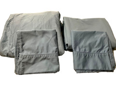 Royal Tradition Cal King Split Top Sheet Set, 4 PC, 650 TC, Pre-Owned