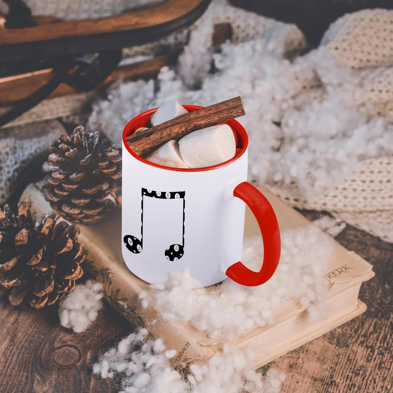 3dRose - Black Musical Note music theme art - Mug - (mug-123407-5) gallery