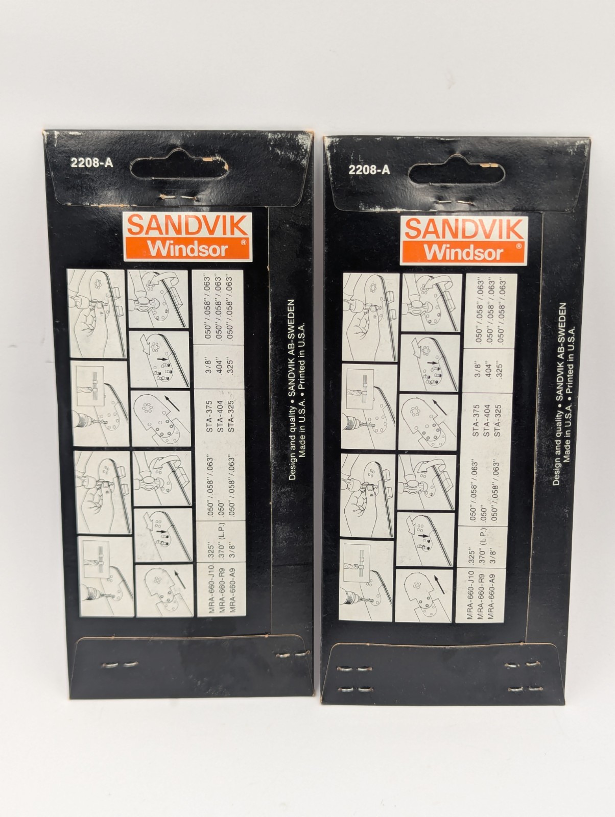 Windsor STA404 Speed Chainsaw Bar Tip Replacement .404" Pitch, New Lot of 2 gallery