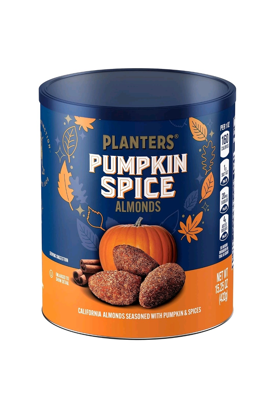 3 Pack PLANTERS Fall Edition Pumpkin Spice Almonds 15.25oz Per BB 6/2026 gallery