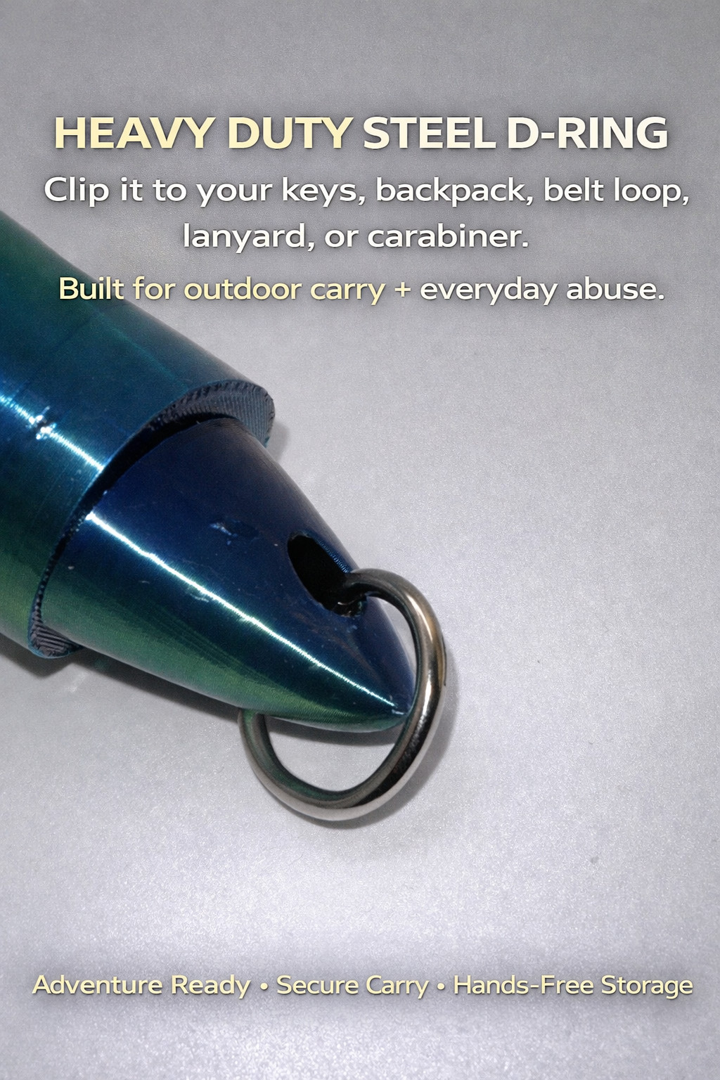 Waterproof EDC Storage Capsule with Clip – Floating Outdoor Utility Container 3