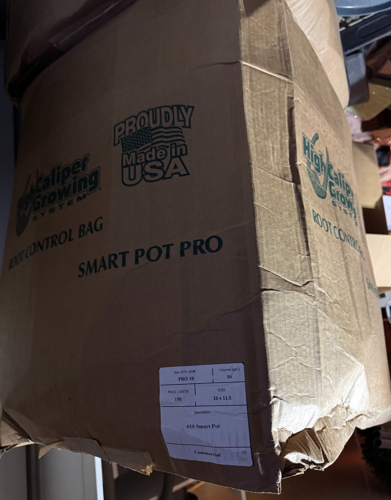 Smart Pot - 10 Gallon - 150/Case - Brand New - $1.50/Pot 80-90% below retail gallery