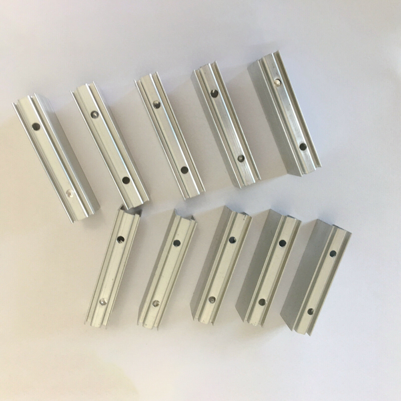 Aluminum Mounting Clips 2" (5cm) Channel Holders for Soft Neon PVC Strips 8mm gallery