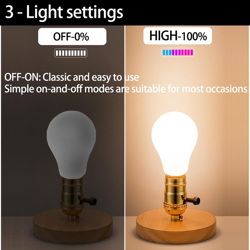 Lamp Socket Replacement, E26 Threaded Base, Turn Knob for ON/Off Light Brass gallery