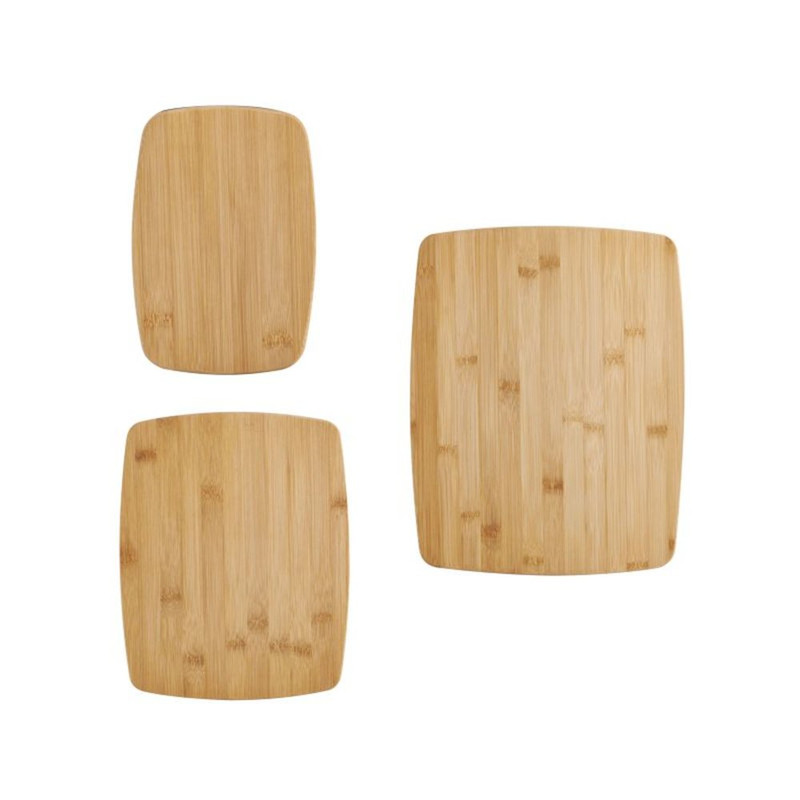 Lightweight Bamboo Cutting Board Set Moisture & Scratching Resistant 3-Piece gallery