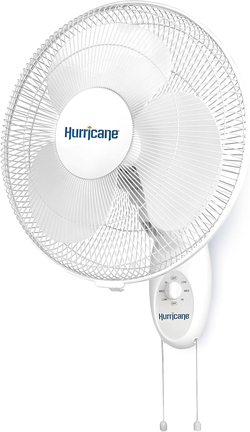 Hurricane Supreme 16 Inch 90 Degree Oscillating 3 Speed Wall Mounted Fan, White gallery