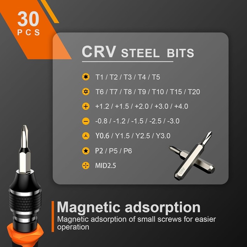 Premium 38-Piece Precision Screwdriver Set for Electronics & Phone Repair gallery