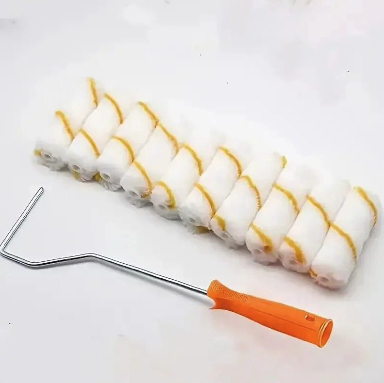 11pcs Paint Roller Kit 4 Inch Rollers & Covers Professional Wall Painting - NEW gallery