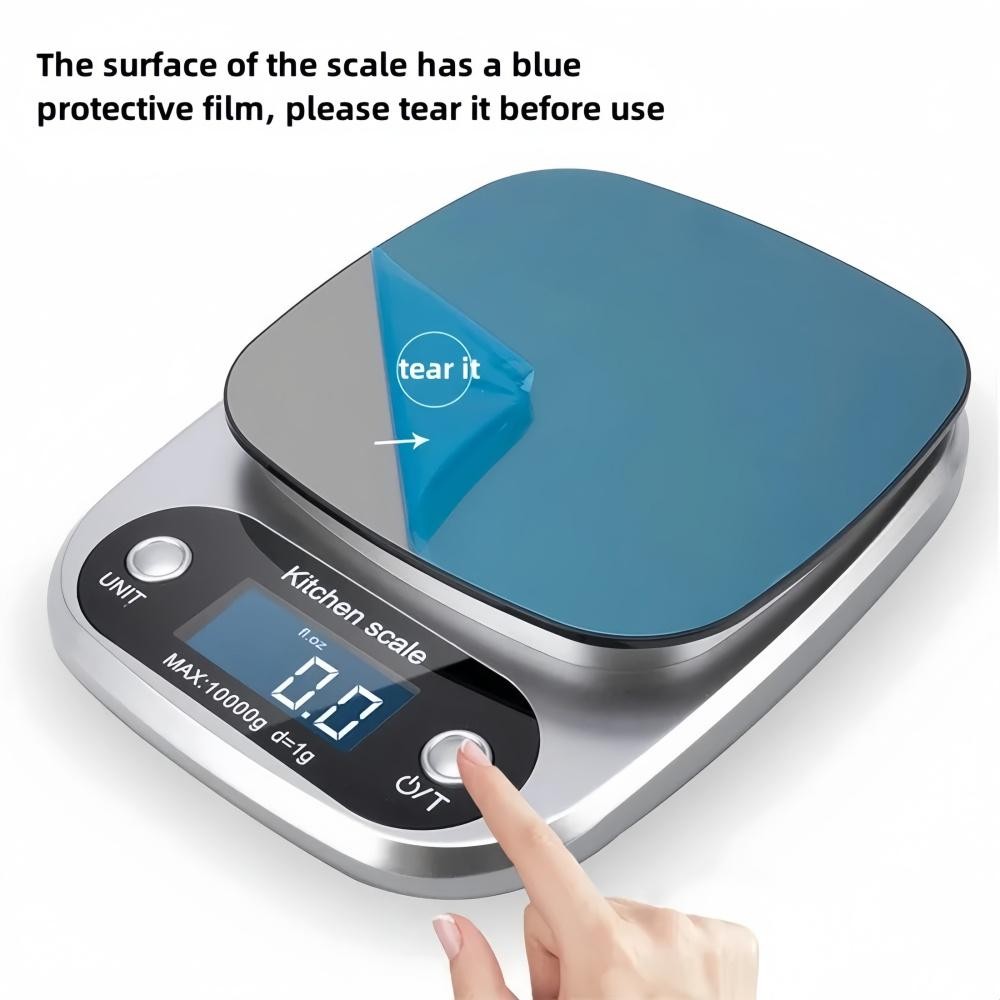 10kg/1g Digital Kitchen Scale Lcd High‑precision Food, Coffee & Jewelry Weighing gallery