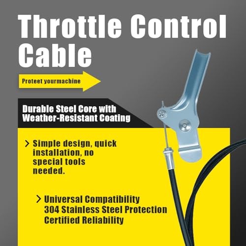 290-023 Universal Throttle Control Cable 53 5/8" Length - Side Mount gallery