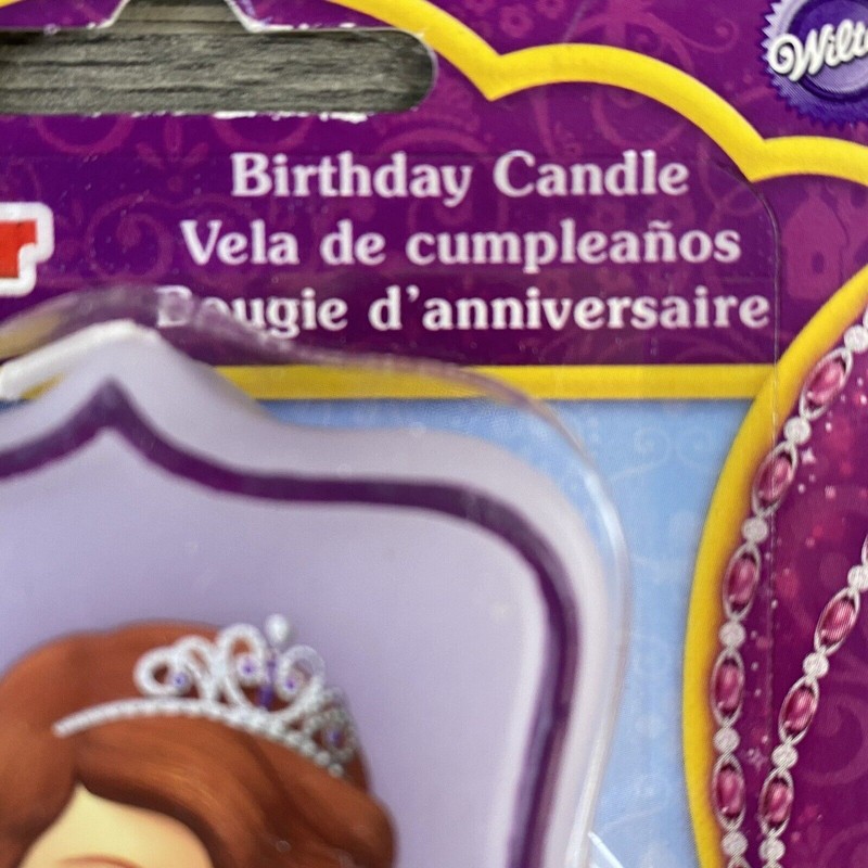 Wilton Disney Sofia The First Birthday Party Cake Decorations Candles 1 Piece gallery