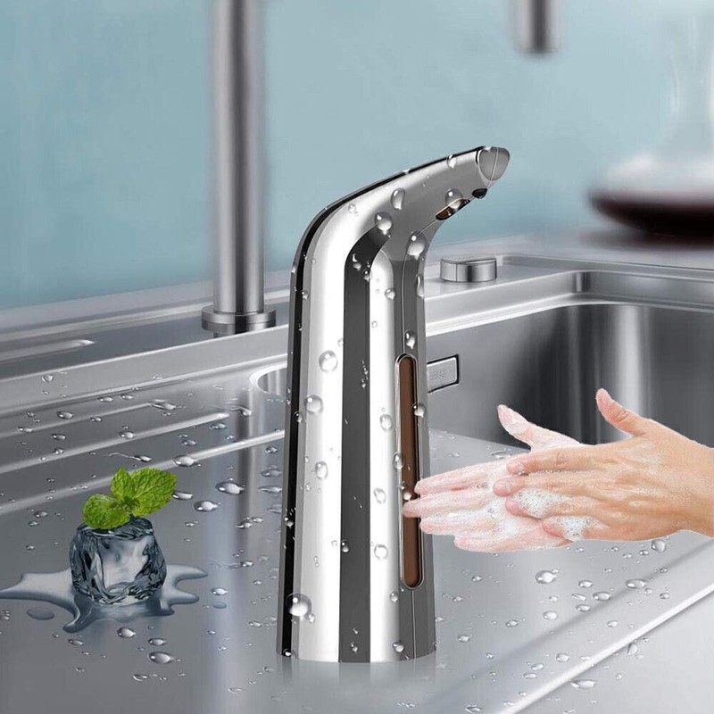 Handsfree Automatic Soap Dispenser Touchless IR Sensor Liquid Hand Wash Bathroom gallery
