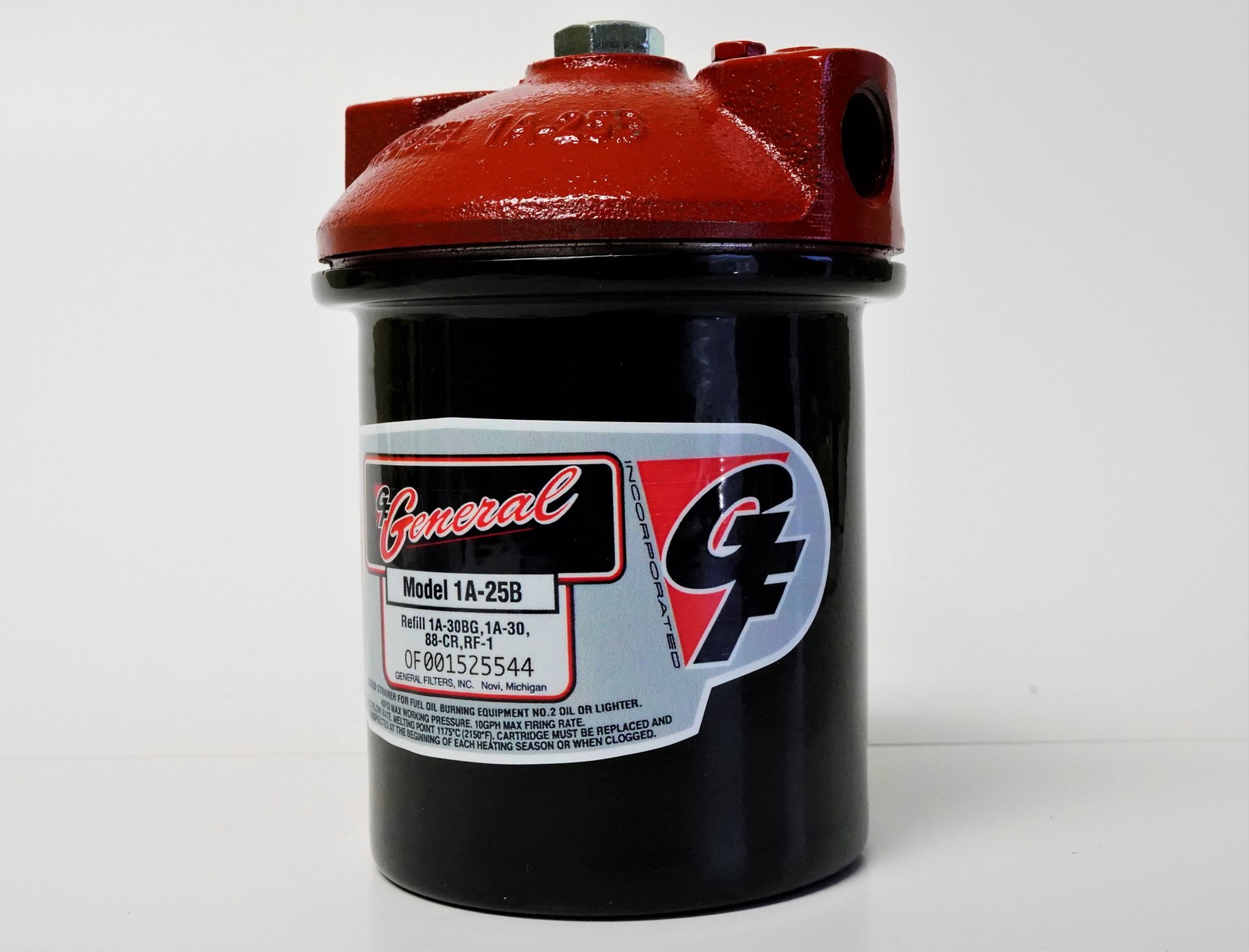 1A-25B General Wool Fuel Oil Filter and Housing 3/8" refill 1A-30, 88-CR, RF-1 gallery