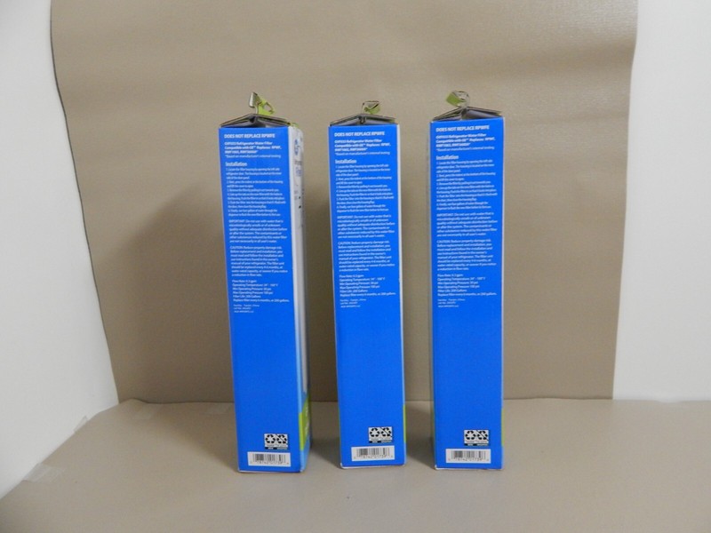 Great Value Refrigerator Filter GVF033 - Fits GE RPWF - Lot Of 3 New NIB gallery