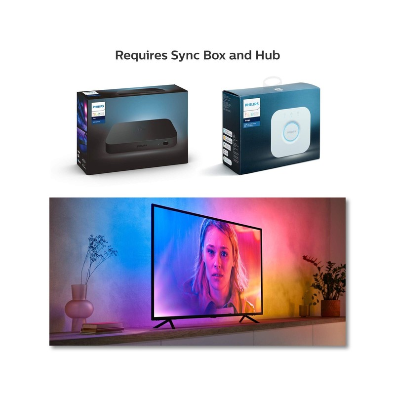Philips Hue Play Gradient 55" Smart TV Light Strip - Flowing Multic... Fast Ship gallery