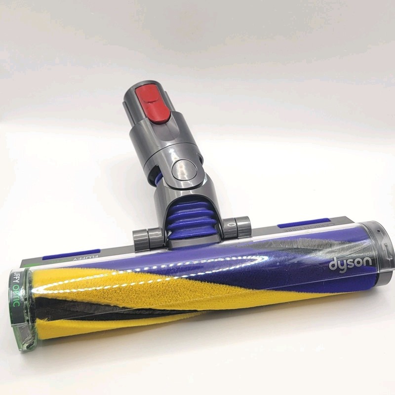 Dyson V12 Detect Slim Absolute Fluffy Optic Carbon Fiber Floor Head 425995-02 gallery