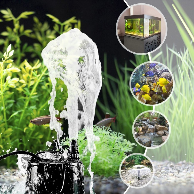 hygger 1060 GPH Submersible Water Pump, Pond Fountain Pump, Aquarium Fish Tank gallery