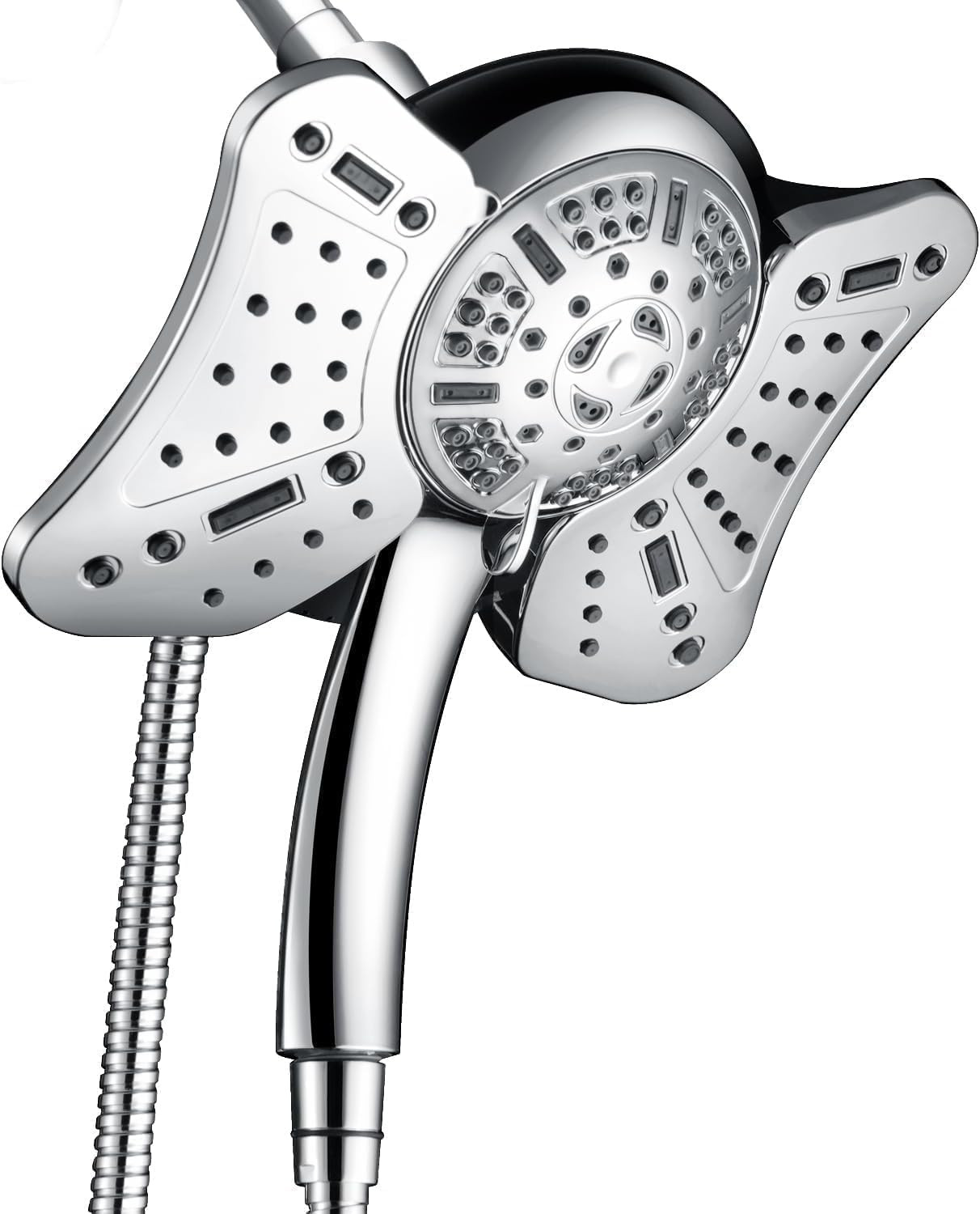 2.5GPM Shower Head with Handheld Spray Combo: 2 in 1 Rainfall Shower Heads High gallery