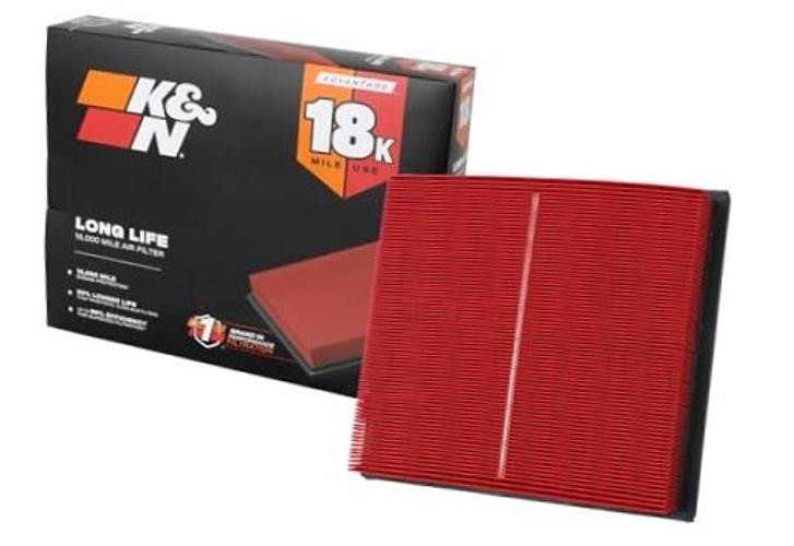 Engine Air Filter: Long Life 18,000 Mile Replacement Air Filter: Compatible gallery