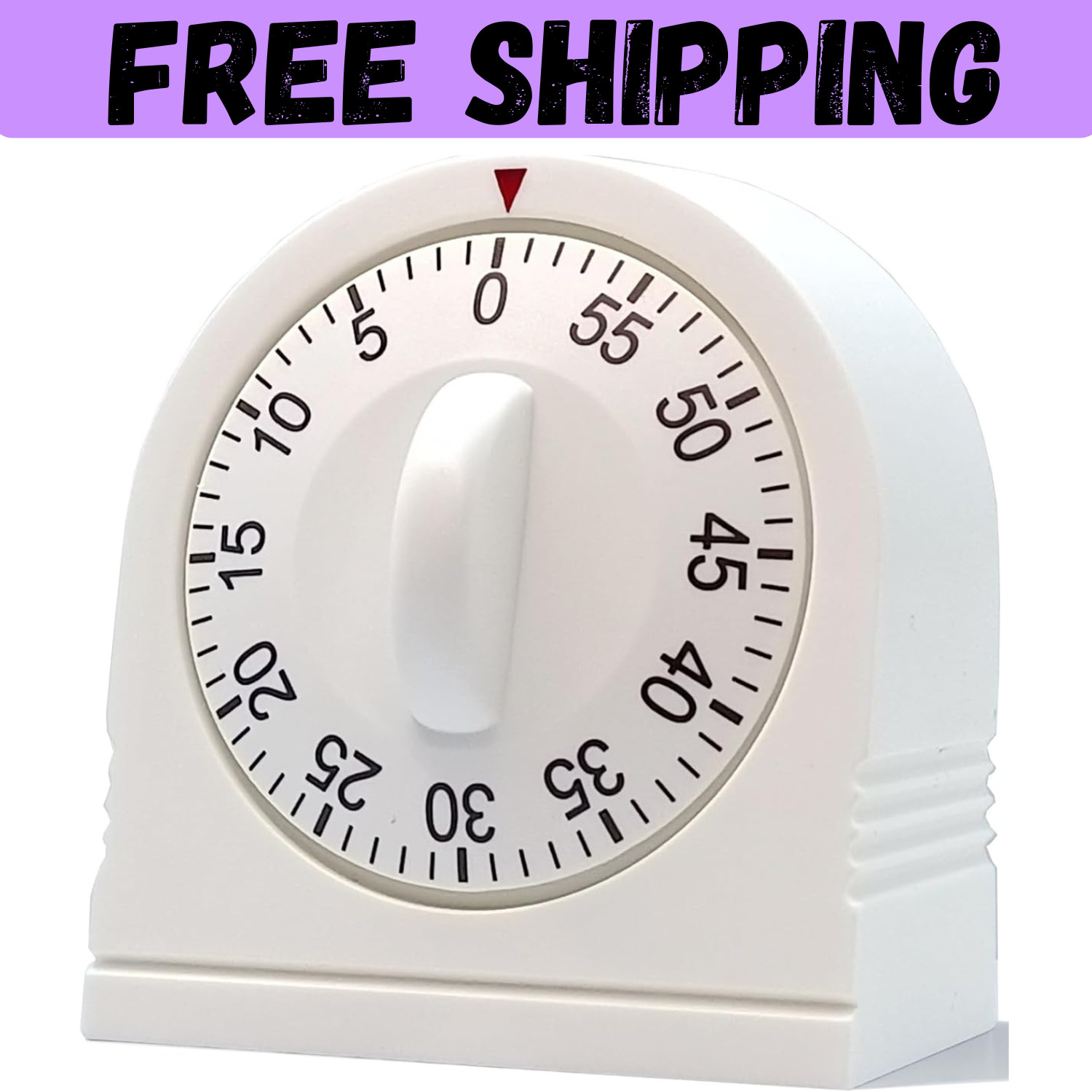60 Minute Wind Up Mechanical Timer with Loud Alarm Manual Countdown Clock gallery