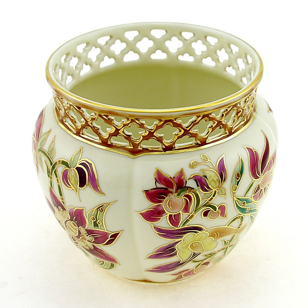 Small Zsolnay Natural Color Cachepot gallery