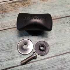 Farberware Replacement Knob For Glass Lid Black Rectangle Shape