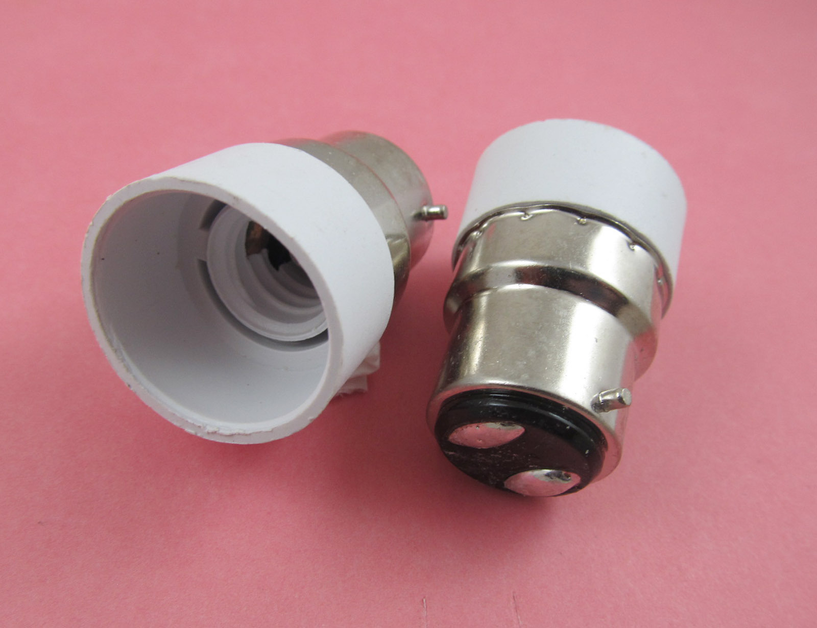 B22 to E14 Socket Base LED Halogen CFL Light Bulb Lamp Adapter Converter Holder gallery