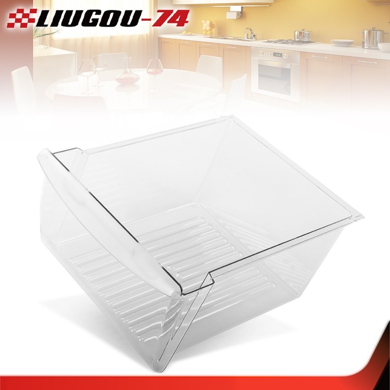 Upper Clear Crisper Pan Drawer Compatible With Frigidaire Refrigerator 240351061 gallery