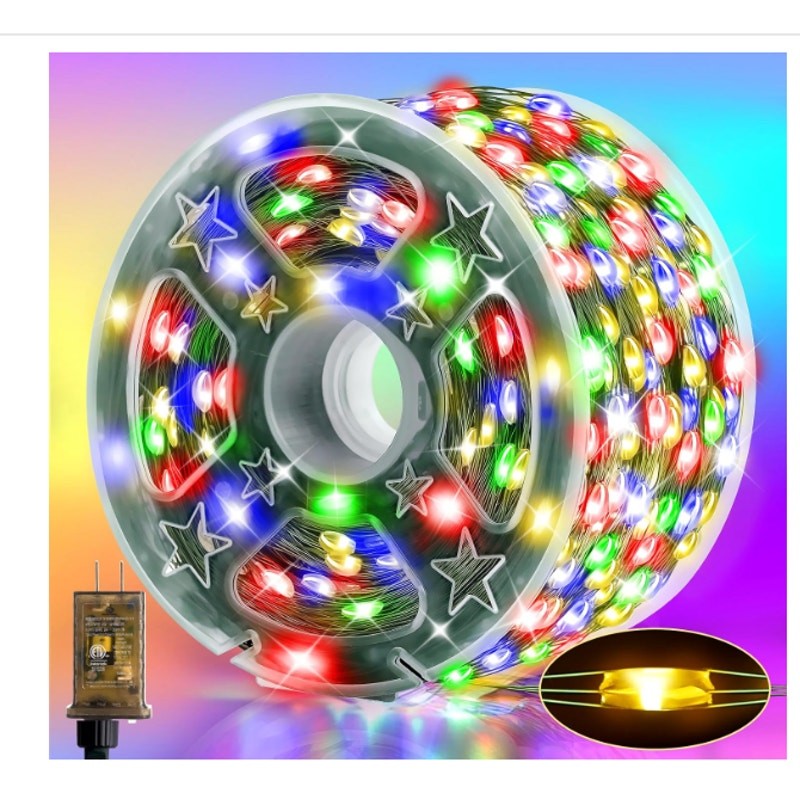 170ft LED Lights, Plug in Waterproof 8 Modes Timer Memory, 1000 LED lights gallery