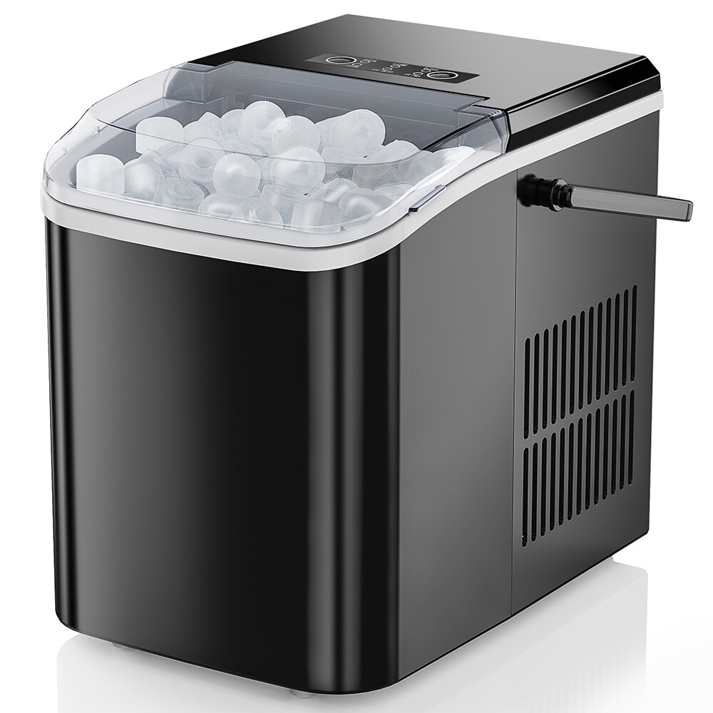Portable Ice Maker Countertop Ice Machine Ice Scoop 9 Cube in 6Min Self-Cleaning gallery