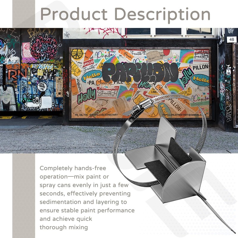 Spray Paint Can Shaker for Reciprocating Saw, Spray Can Paint Mixer for 2" to... gallery