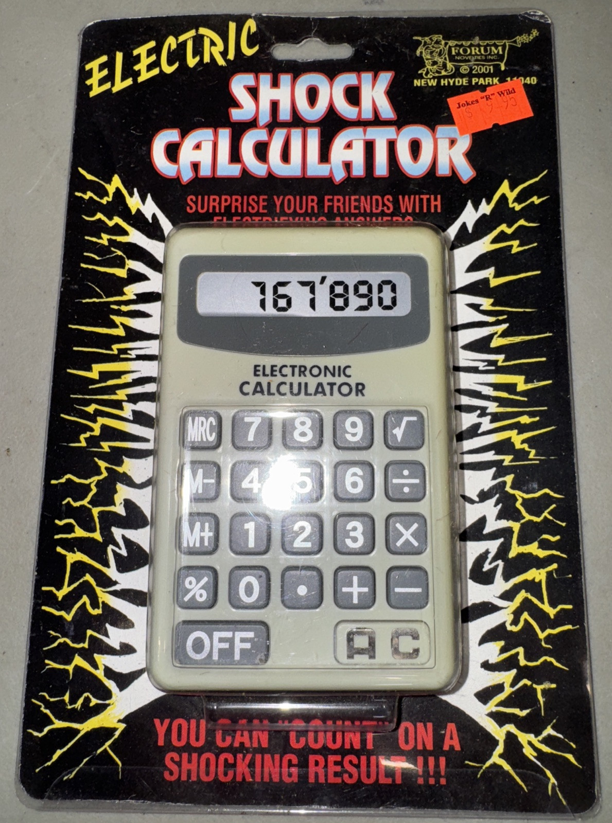 Forum Novelties Inc Electric Shock Calculator Novelty Gag Prank Trick Funny Toy gallery