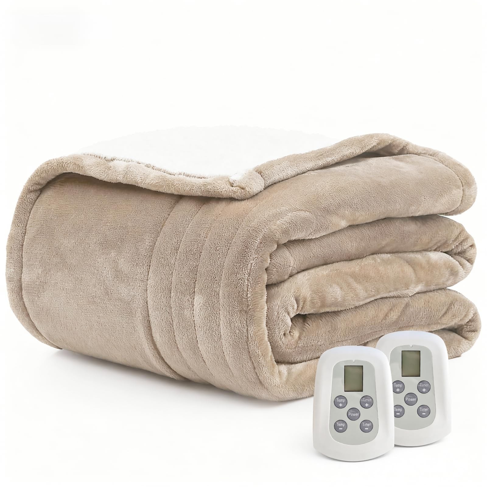 Heated Electric Blanket King Size Dual Control 10 Heat gallery