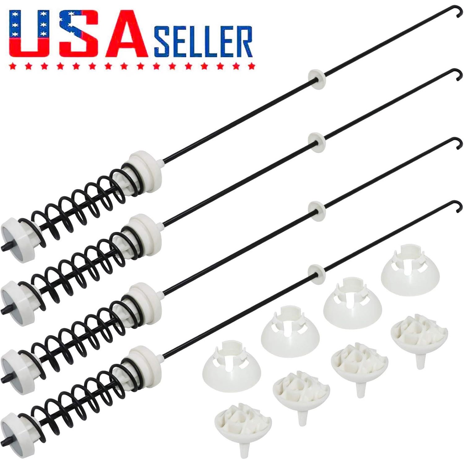 W10780048 Washer Suspension Rod Kit For Whirlpool Kenmore Washing Machine NEW gallery