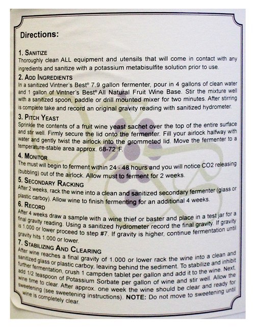 VINTNERS BEST NIAGARA GRAPE WINE BASE ONE GALLON JUG MAKES 5 GALLONS WHITE WINE gallery