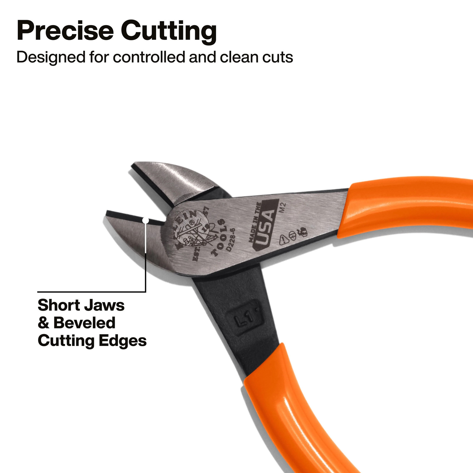 Klein Tools D2286 Diagonal Cutting Pliers, High-Leverage, 6-Inch gallery