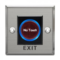 Infrared Sensor No Touch Exit Button with LED Back Light for Door Access Control