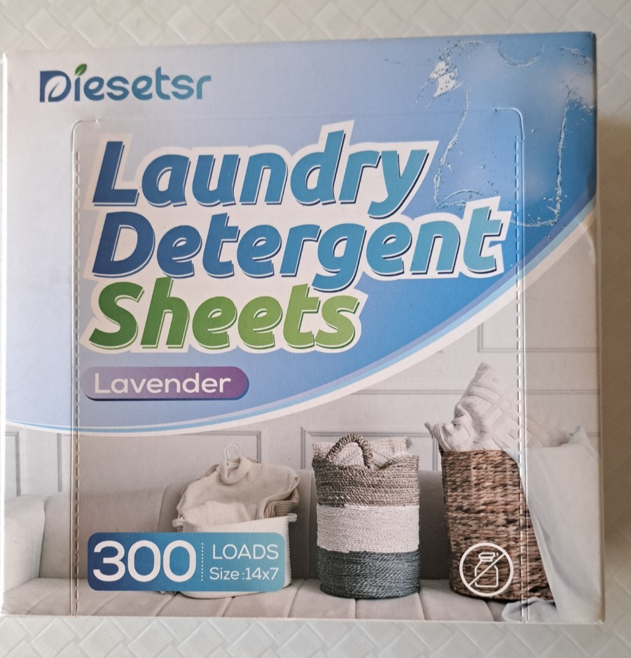 Diesetsr Laundry Detergent Sheets 150ct 300 Loads Lavender Exp 09/2027 New gallery