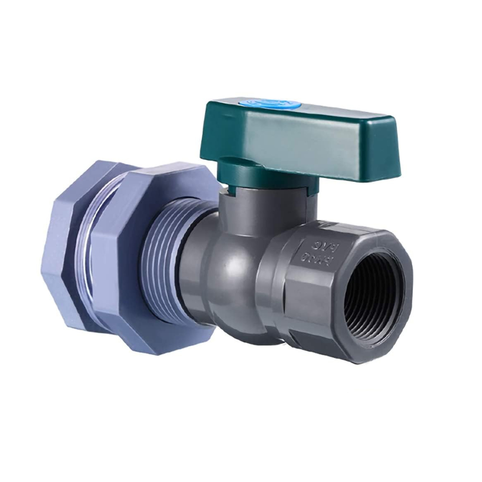 3/4" PVC Rain Barrel Spigot Kit Bulkhead Fitting DN20 Ball Valve Faucet Tank Kit gallery