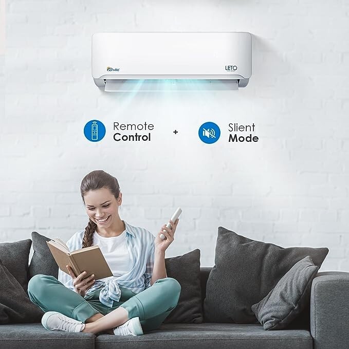 12000 BTU Ductless Mini Split Air Conditioner and Heat Pump 21 SEER 110V gallery