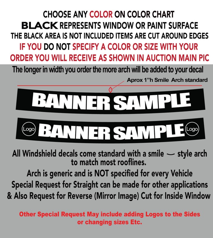 NITRO wHeads WINDSHIELD DECAL STICKER 44"w x 4"h gallery