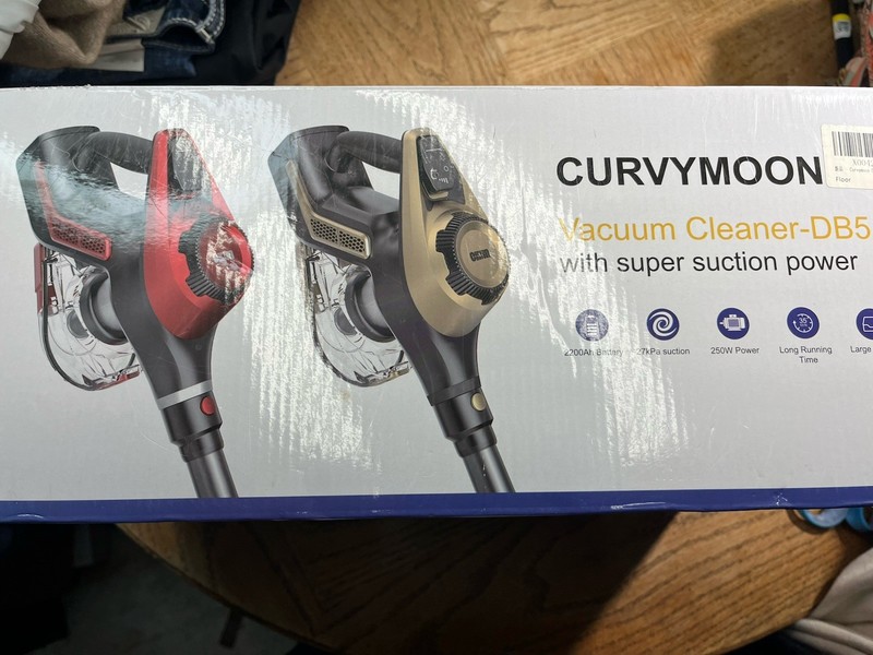 Curvymoon DB5 Cordless Vacuum Cleaner 30Kpa Home Stick Vacuum NEW IN BOX gallery