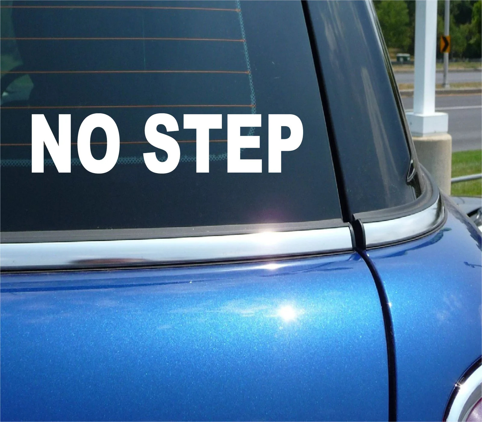 NO STEP STICKER DECAL FUNNY CAR WINDOW CAUTION DANGER AIRCRAFT BOAT FIBERGLASS gallery
