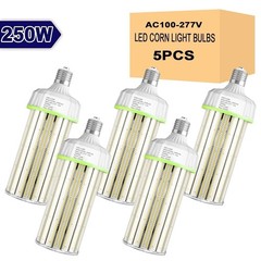 5X 250W LED Corn Light E39 Mogul Base 37500Lumen Commercial Industrial Fixtures