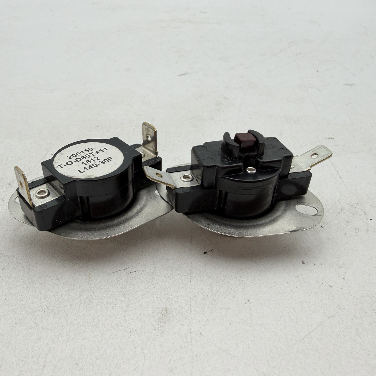 2 pack - 200150 Thermal Limit Switch T-O-D 60TX11 1612 L140-30F & 600TX15 A1605 gallery