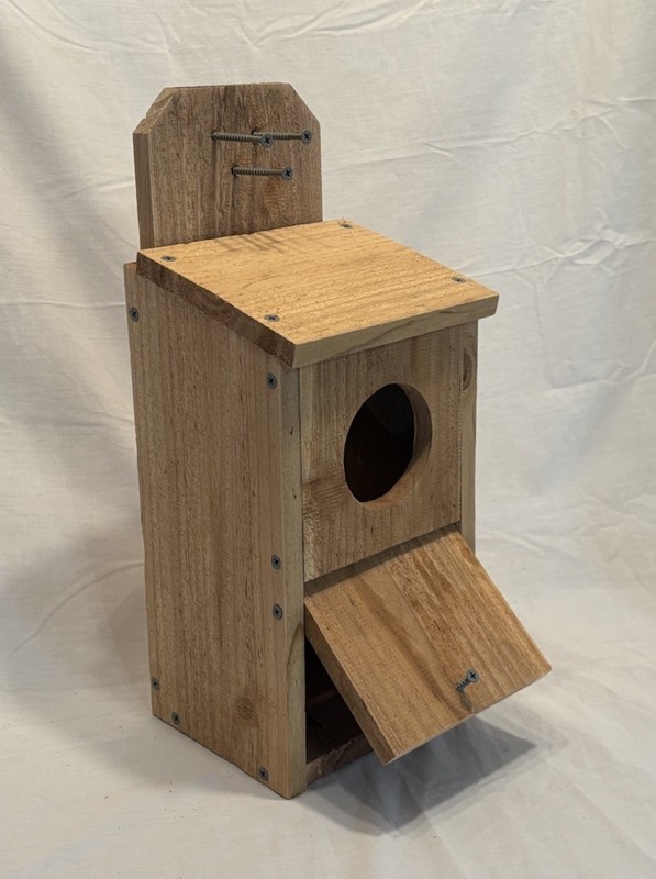LOT - Solid Cedar Squirrel, Owl & Bat House - Outdoor Wildlife Conservation Set gallery