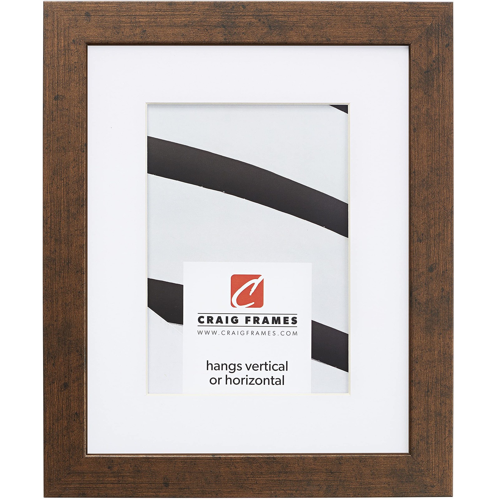 Essentials, Modern 1 Inch Wide 20 x 24 Inch Rustic Copper Picture Frame Matte... gallery
