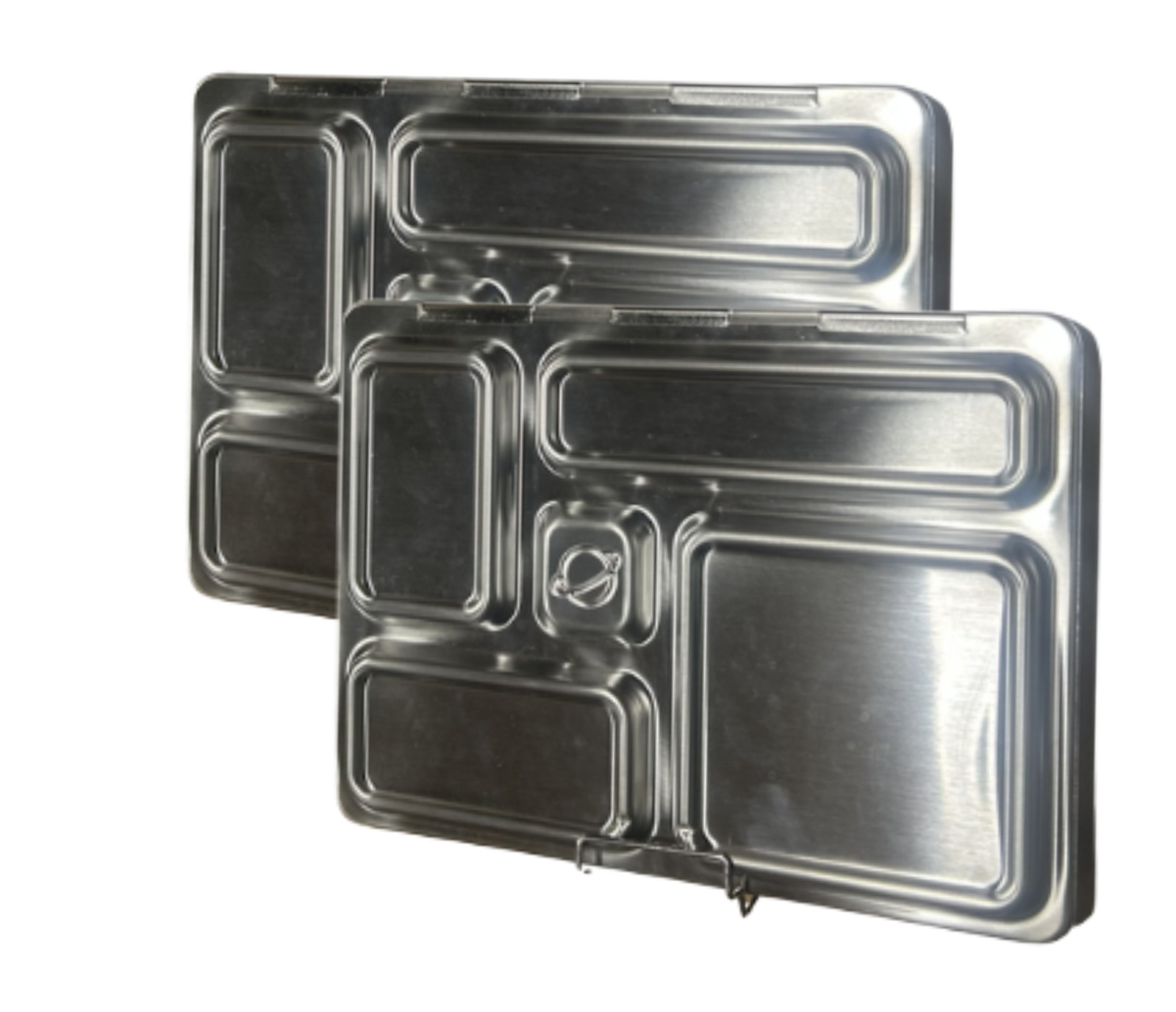 2 Pack Of PLANETBOX Rover Stainless Steel 5 Compartment Bento Lunch Box gallery